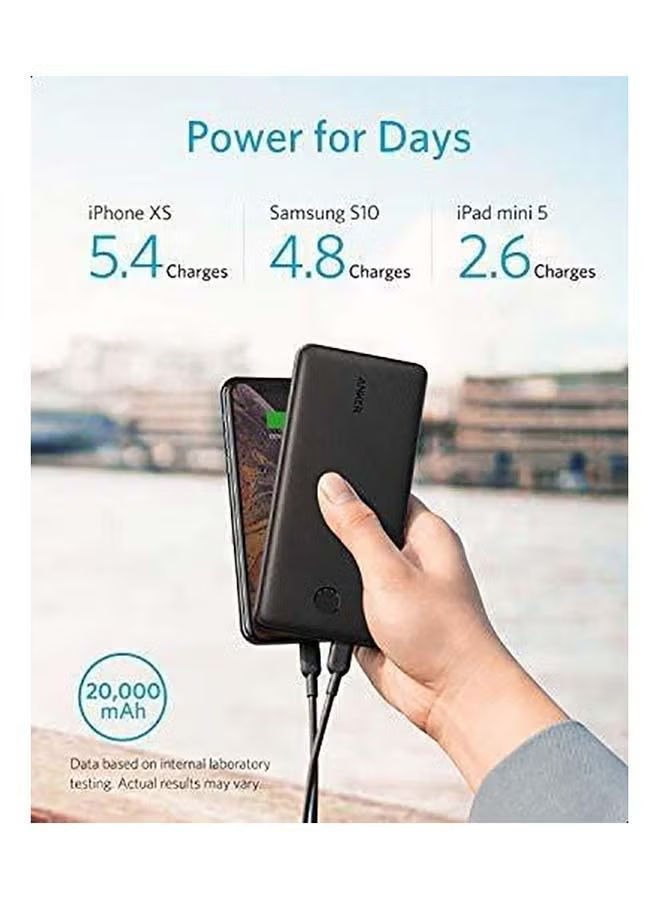 Anker Power Bank 20000mAh Black