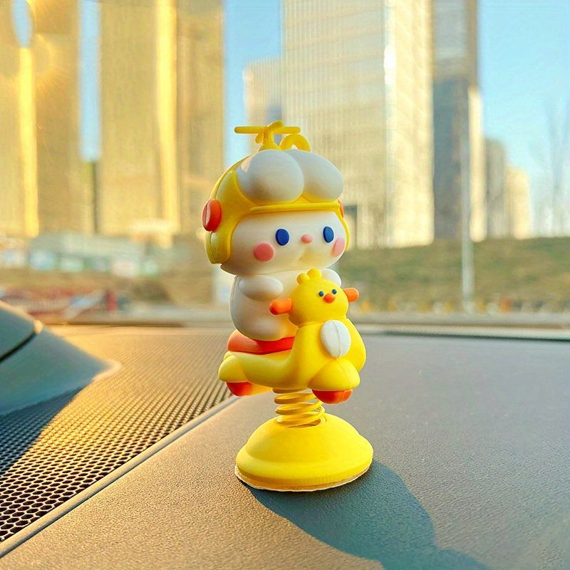 Car Dashboard Ornaments Auto Interior Decoration Accessories Cartoon Toy Doll