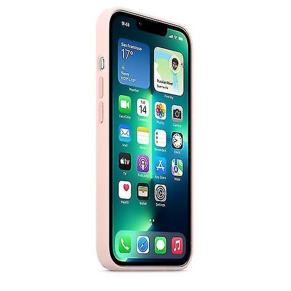 For iPhone 13 Pro Max - Silicone Phone Case with Perfect Protection and Magnetic Charging Support
