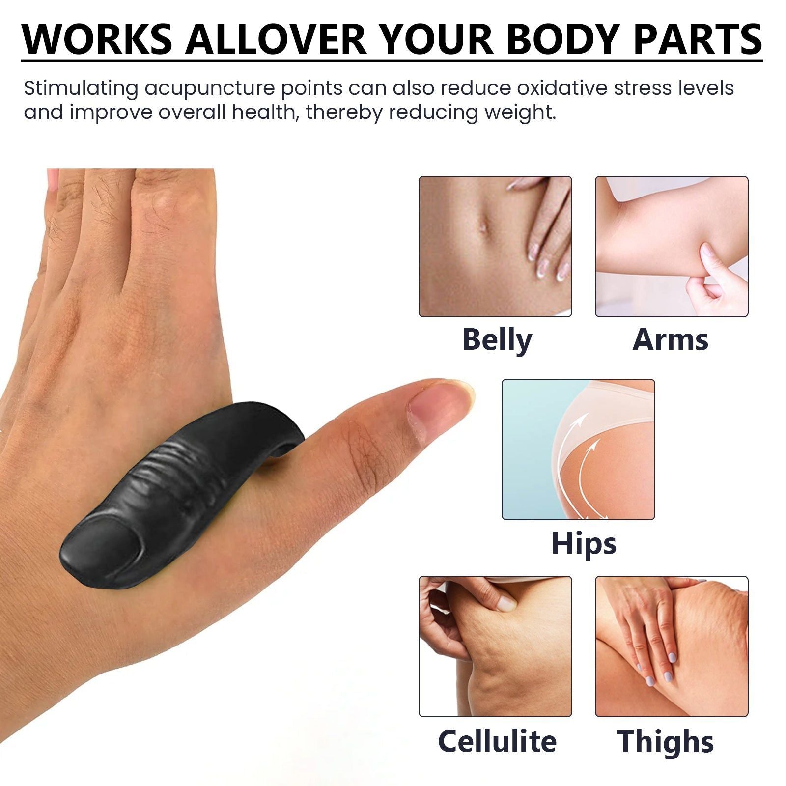 Body Sculpting Clamp for Fat Loss, Slimming, Detox, and Skin Firming, Easy Acupressure Tool ,1pair