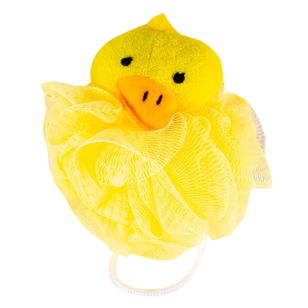 Moroccan Oil Animal Design Bath Mesh Sponge, Yellow Duck, Kbs D