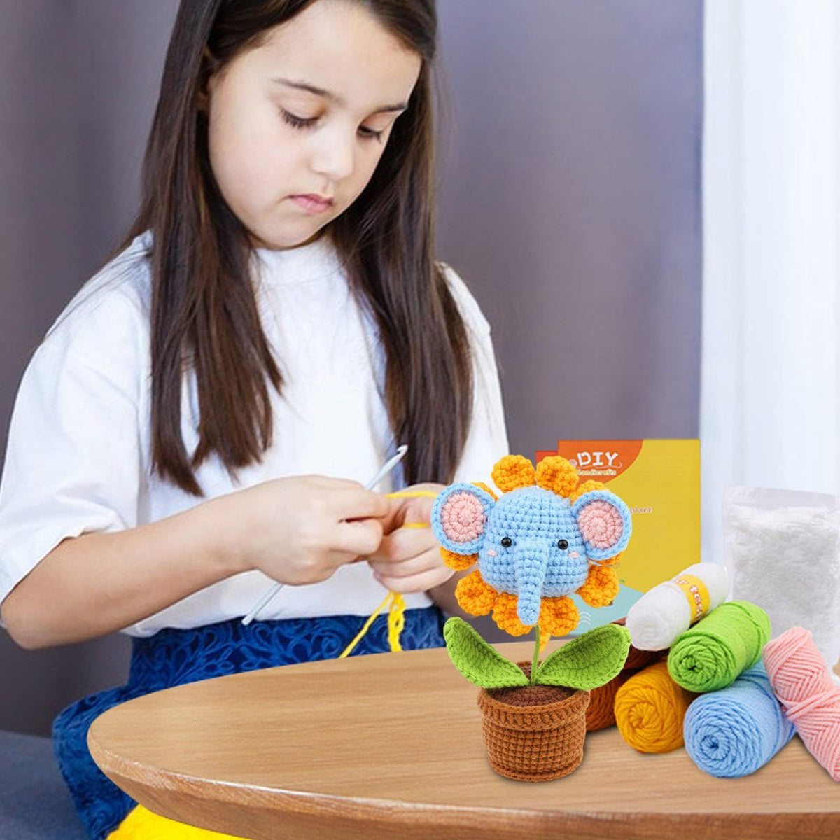 Crochetta Crochet Kit Diy Animal Crochet Kit Crochet Starter Kit For Beginners