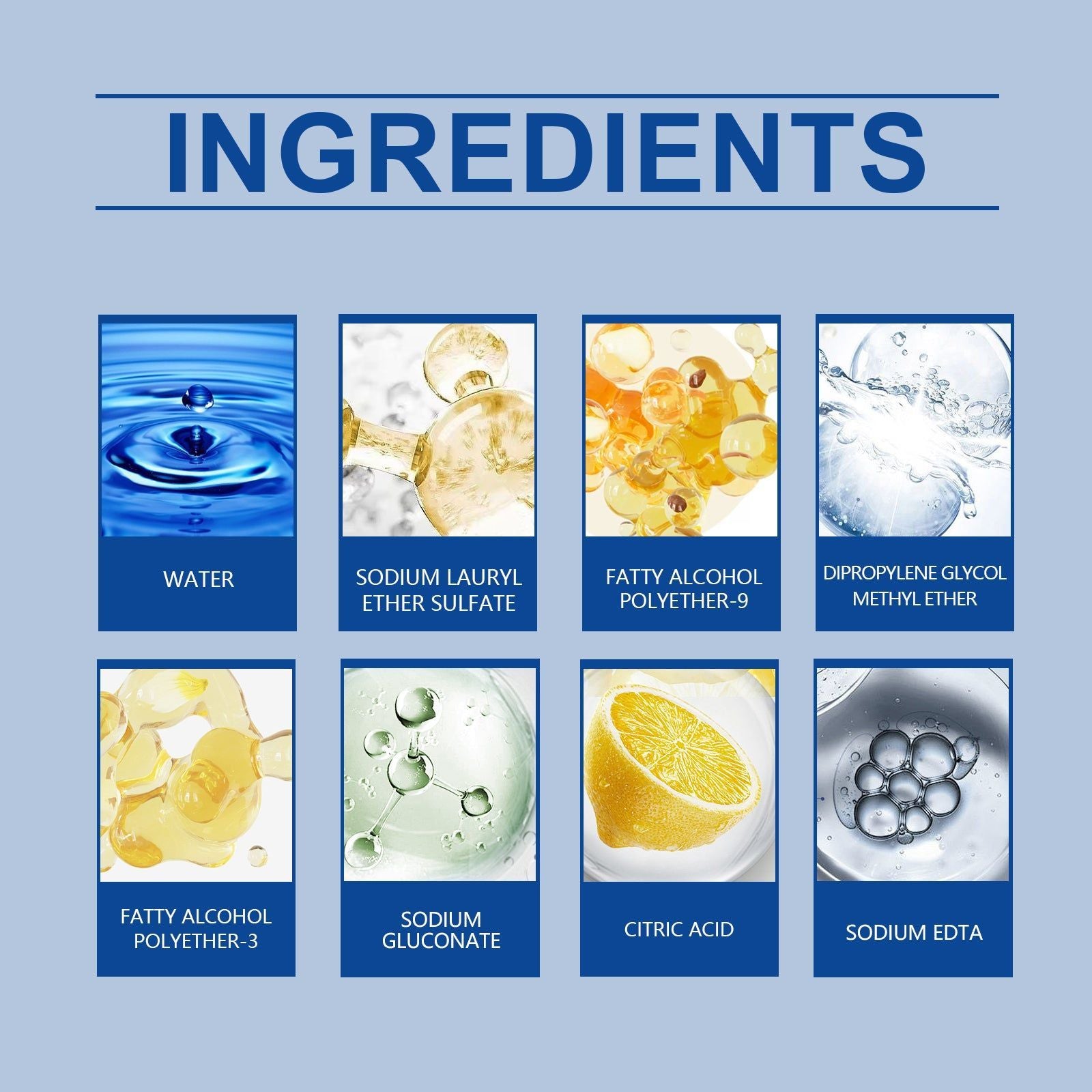 Countertop Cleaner, Stain Remover, Grease & Water Stain Removal, Daily Kitchen & Bathroom Surface Cleaner ,120g