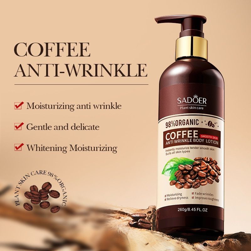 Moisturizes, Firms & Hydrates Skin Coffee Extract Body Lotion-001-SD00379
