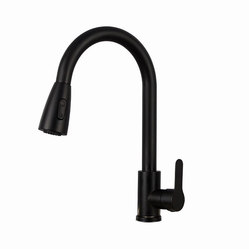 Stainless Steel Kitchen Pull-out Faucet,Spec: CLH002 Black CLH002 Black
