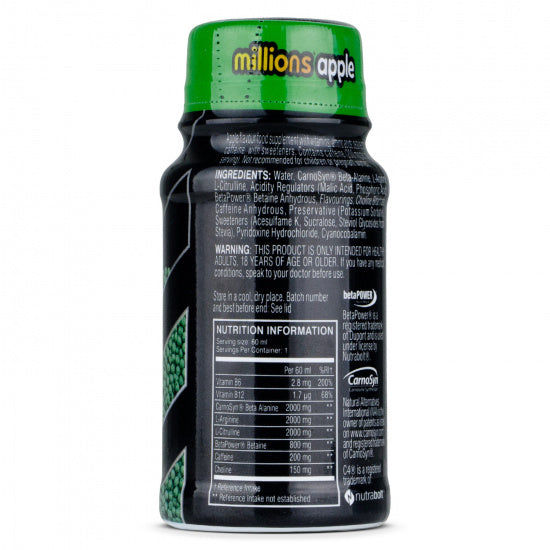 C4 PRE-WORKOUT SHOT MILLIONS APPLE 60 ML
