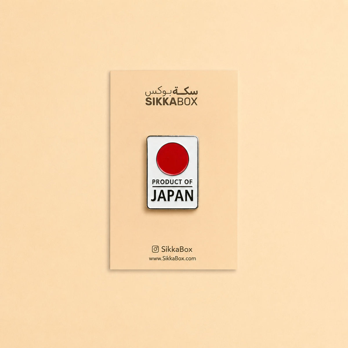 Product of Japan Metal Sticker