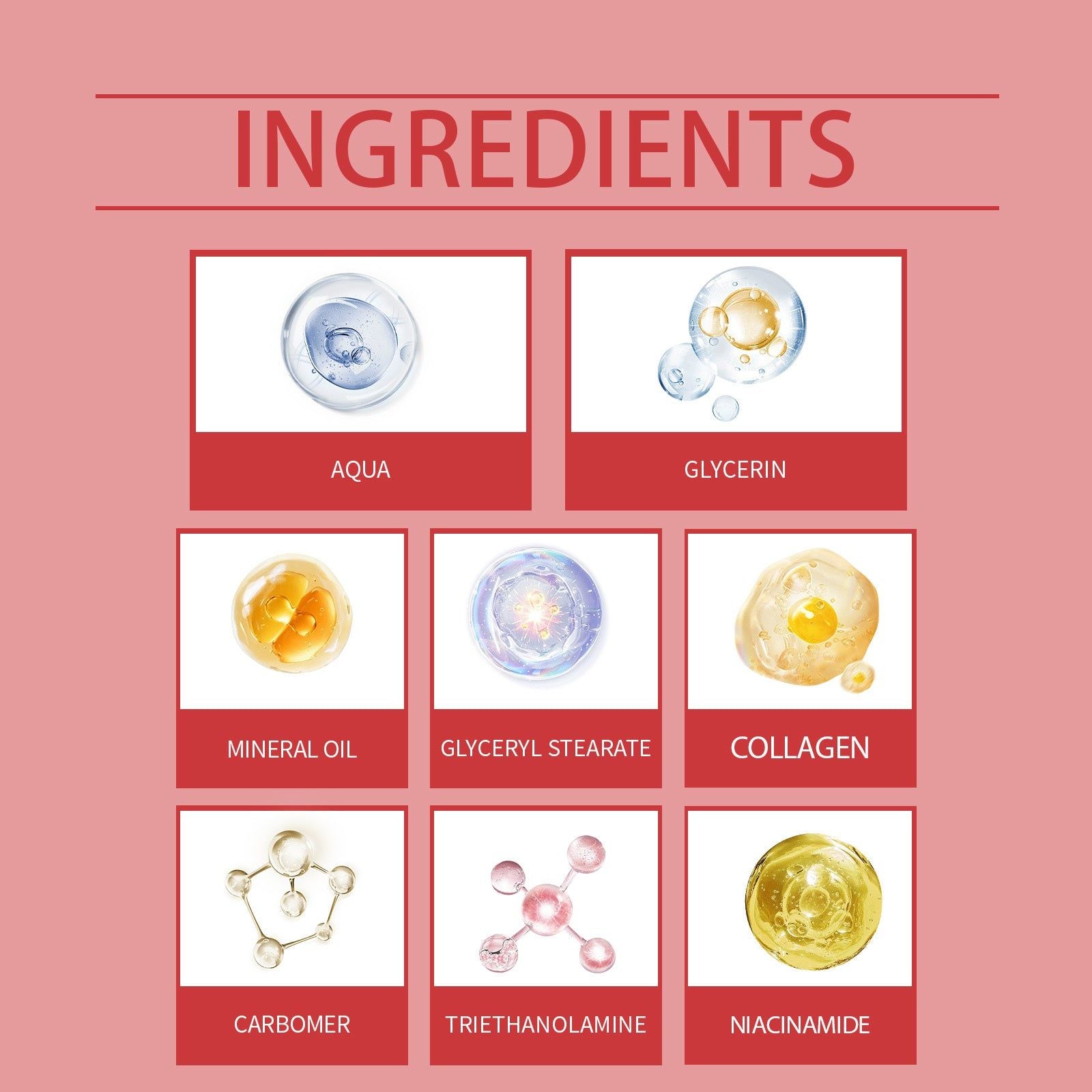 Collagen Facial Cream, Hydrating, Anti-Aging, Soft Skin, Daily Care ,50g
