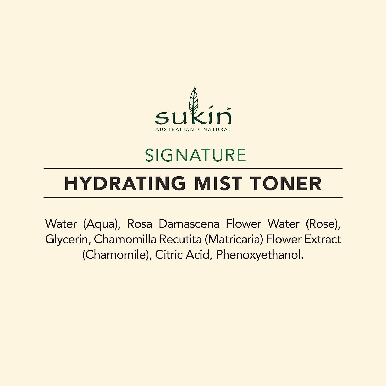 Sukin Hydrating Mist Toner, 125 Ml