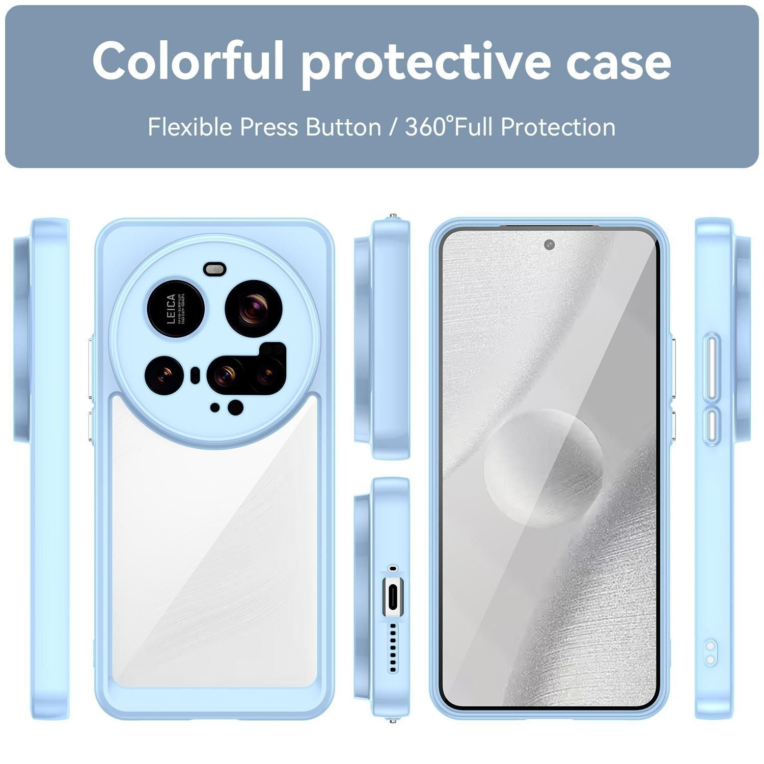 Acrylic + TPU Phone Case For Xiaomi 15 Ultra