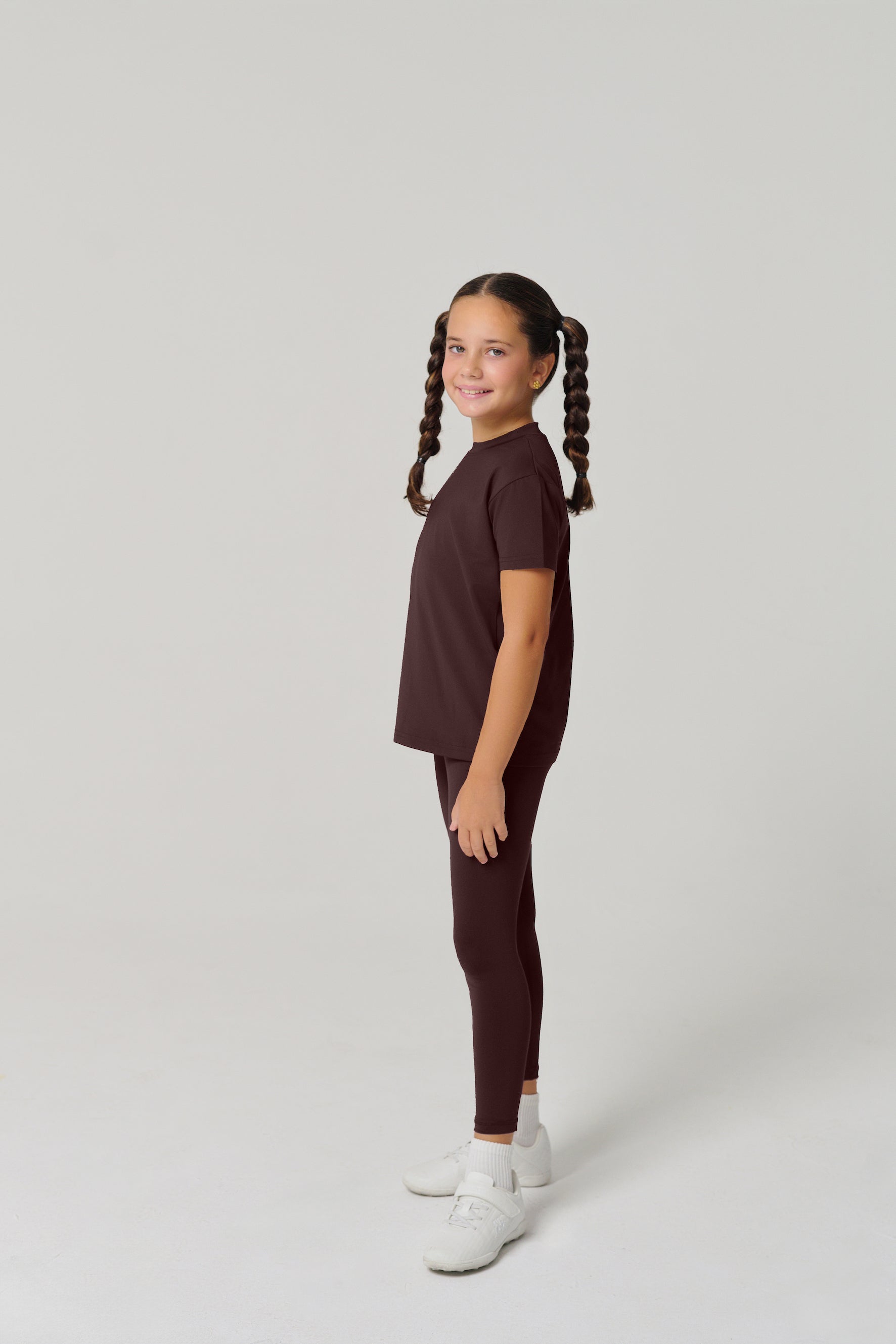 بنطال ضيق كلاسيكي للأطفال من MULU - بني