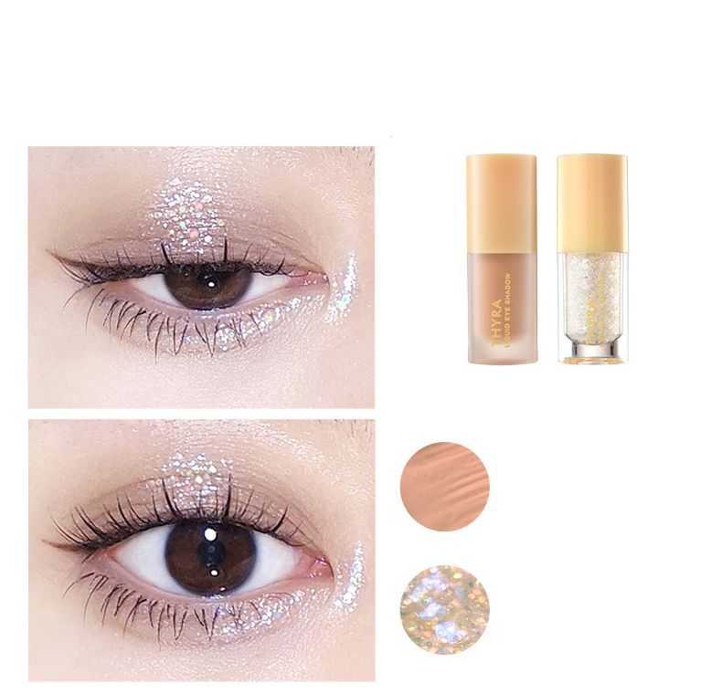 Liquid Eye Shadow Set Bling Glitter Shimmer Eyeliners Highlight Eye Make Up