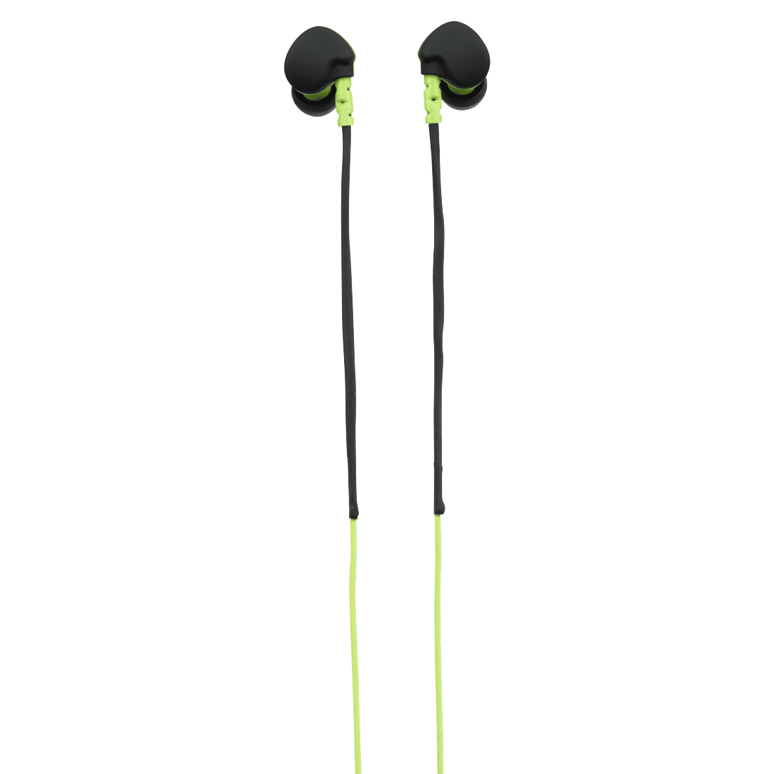 HAMA 135606 "Run" Clip-On Sport Earphones, black/green