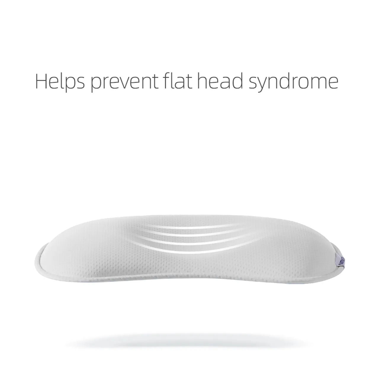 Sunveno - وسادة دوبونت لتشكيل رأس الرضع - أبيض