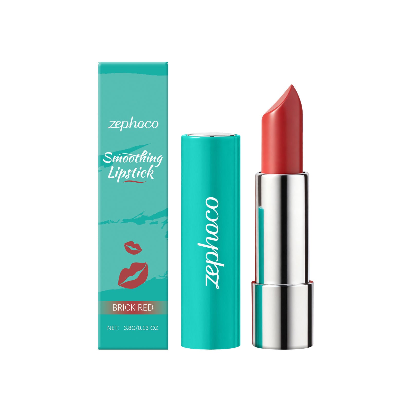 Brick Red Lip Gloss, Moisturizing, Glossy, Non-Stick, Daily Lip Makeup ,3.8g