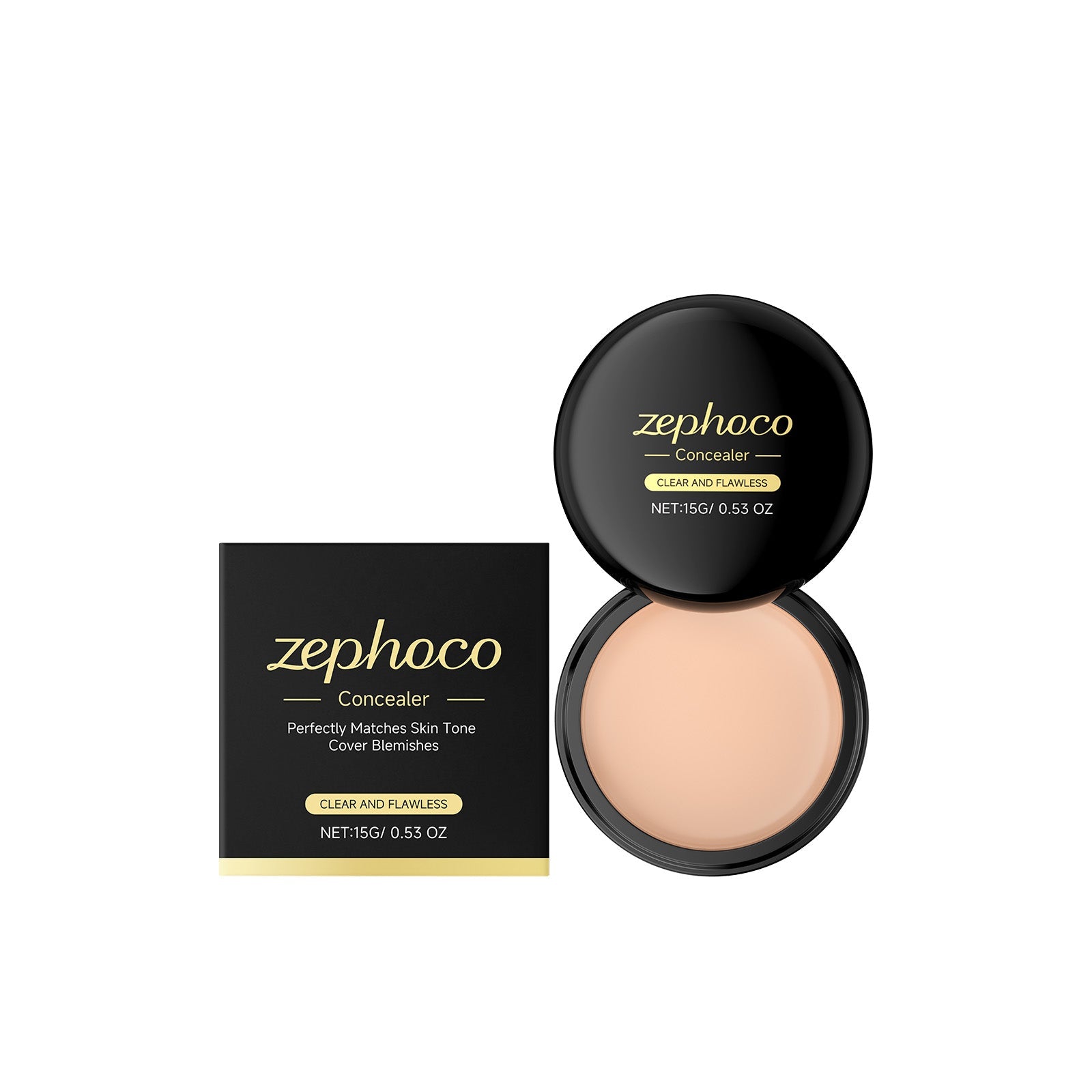 Dark Skin Concealer Plate Long-Lasting, Hydrating, Blemish Cover, Natural Makeup ,15g