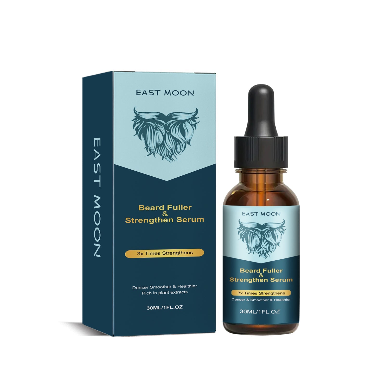 Beard Care Serum for Stronger Thicker Softer Beard, Nourishing & Growth Booster ,30ml