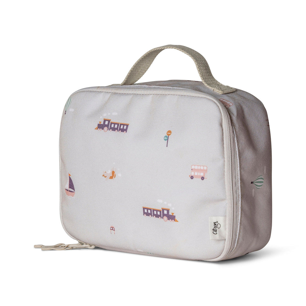 Citron-Insulated Square Lunchbag-Vehicles