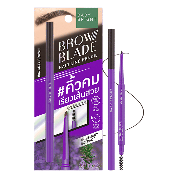 BROW BLADE HAIR LINE PENCIL 0.05G BABY BRIGHT (M) #01 TAWNY BROWN