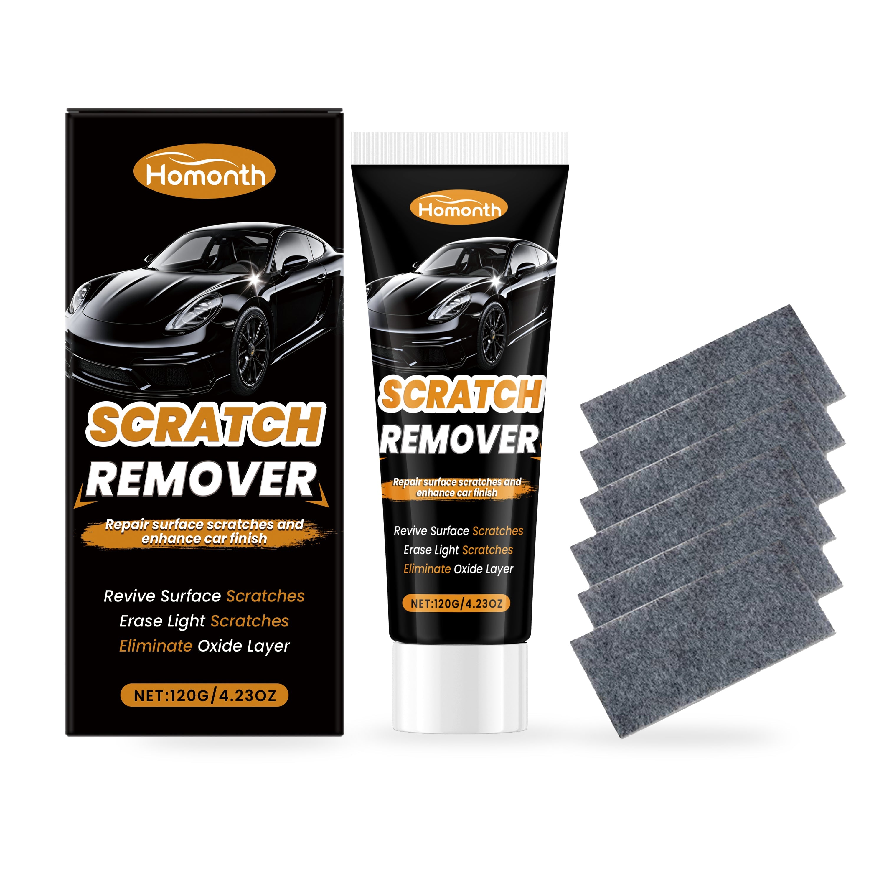 Car Paint Surface Care Kit, Scratch Remover, Gloss Coating, Easy Maintenance ,1 set