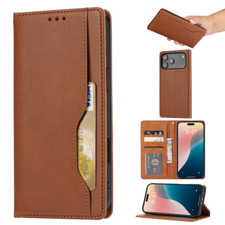 For iPhone 18 Pro Max / iPhone 17 Pro Max Knead Skin Texture Flip Leather Phone Case