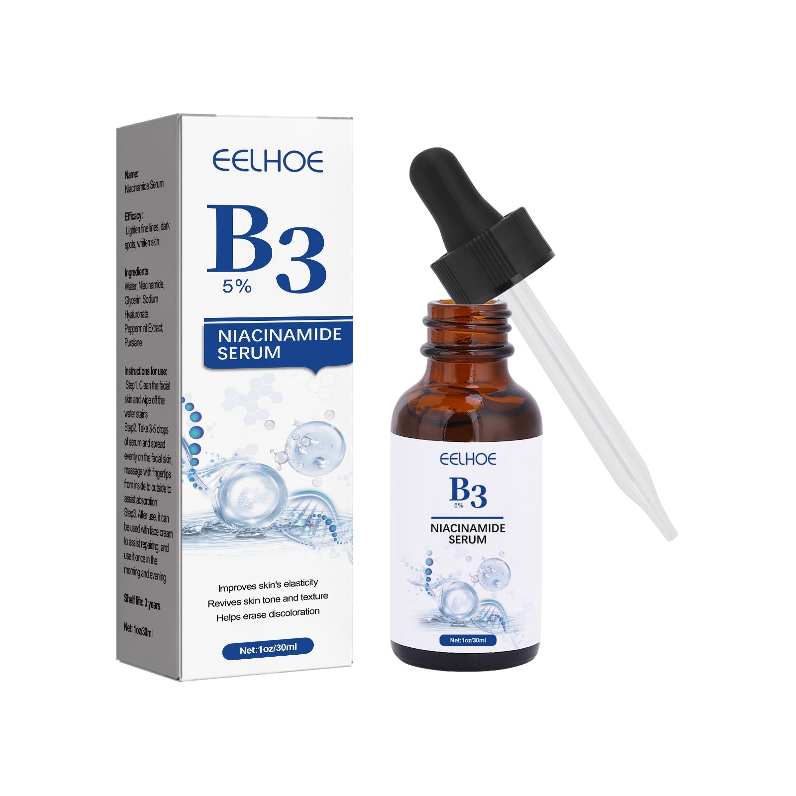 Brightening Serum for Dark Spots, Anti-Wrinkle, Hydrating, Rejuvenating Skin ,30ml