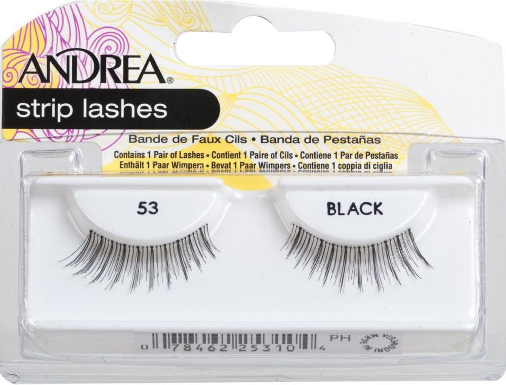 Andrea Strip Lashes 1 Pair, Black