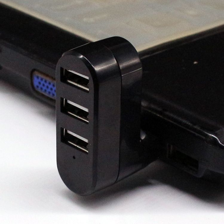 3 Port USB Hub USB 2.0 Adapter Distributor Portable High Speed Splitter