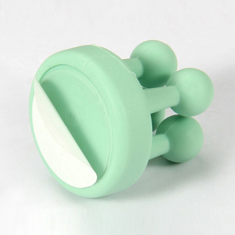 6pcs Silicone Adhesive Hook Utility Stand Plug Cable Holder Key Hook For Bathroom Kitchen
