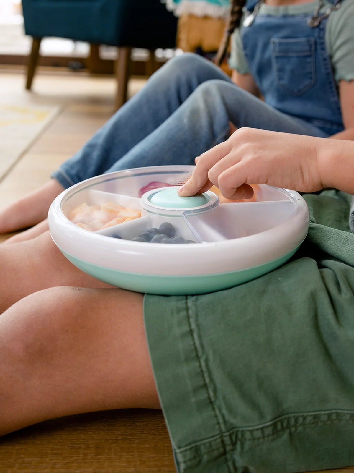 GoBe Large Snack Spinner Slide-Macaron Blue