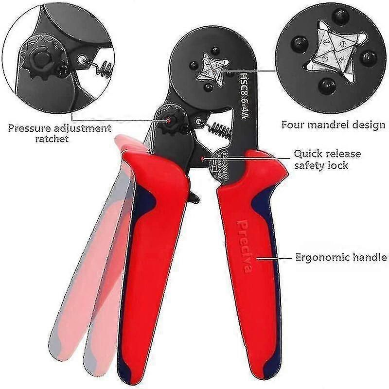 Crimping Tool Kit With 1200 Insulated Electrical Terminals