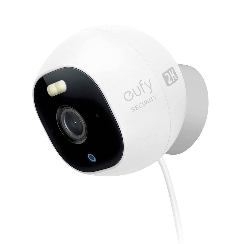 Eufy Indoor Outdoor Cam Spotlight Pro 2K with 32GB microSD, White