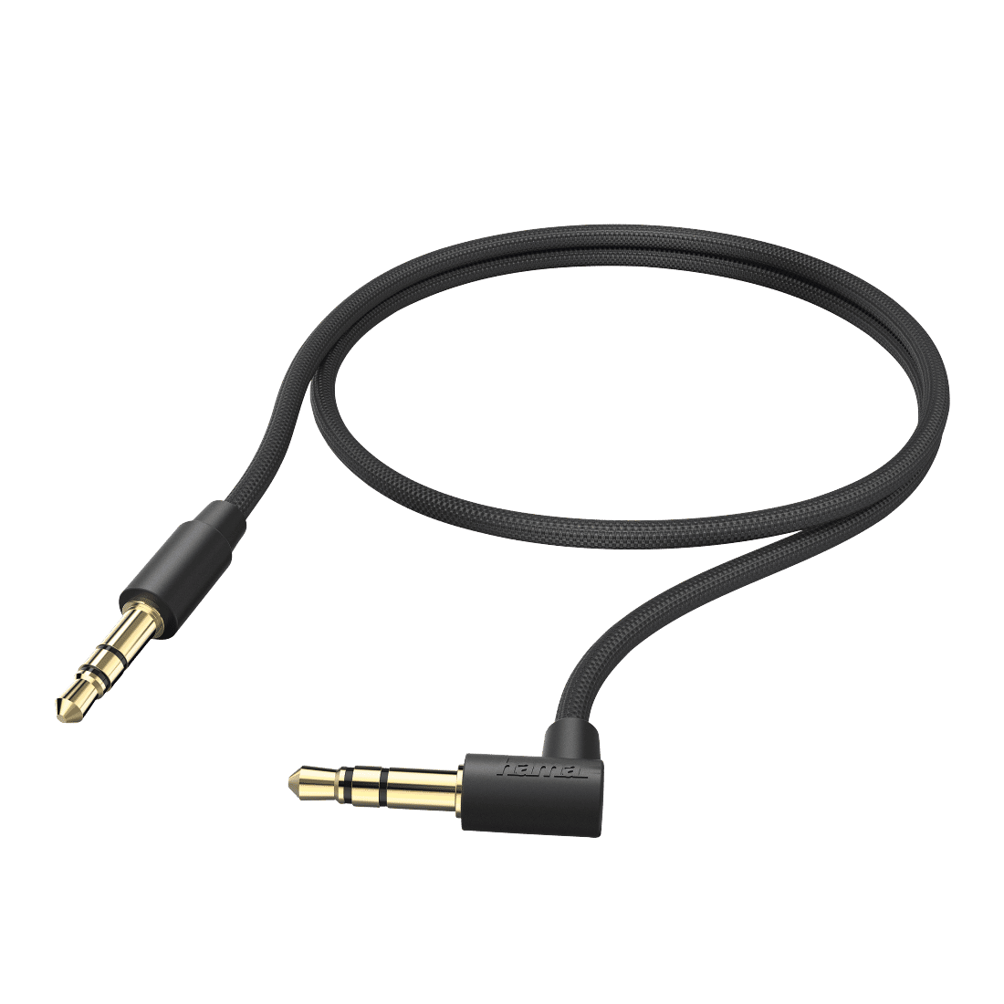 HAMA 16105 Connecting Cable, 3.5 mm jack plug, for smartphone, 0.5 m, black