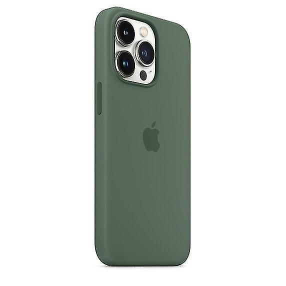 For iPhone 13 Pro Max - Silicone Phone Case with Perfect Protection and Magnetic Charging Support