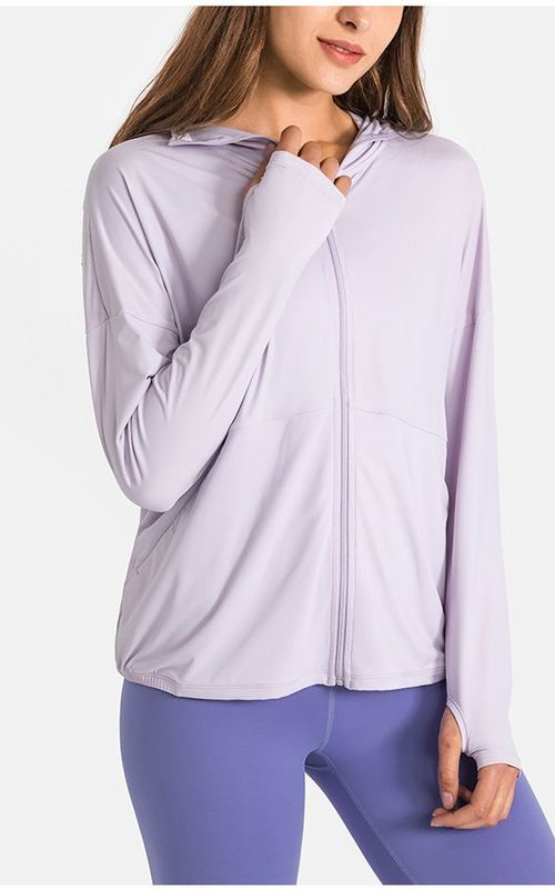 Sunscreen Jacket Lightweight Anti UV Jacket  Breathable Sun Protection Sport Coat