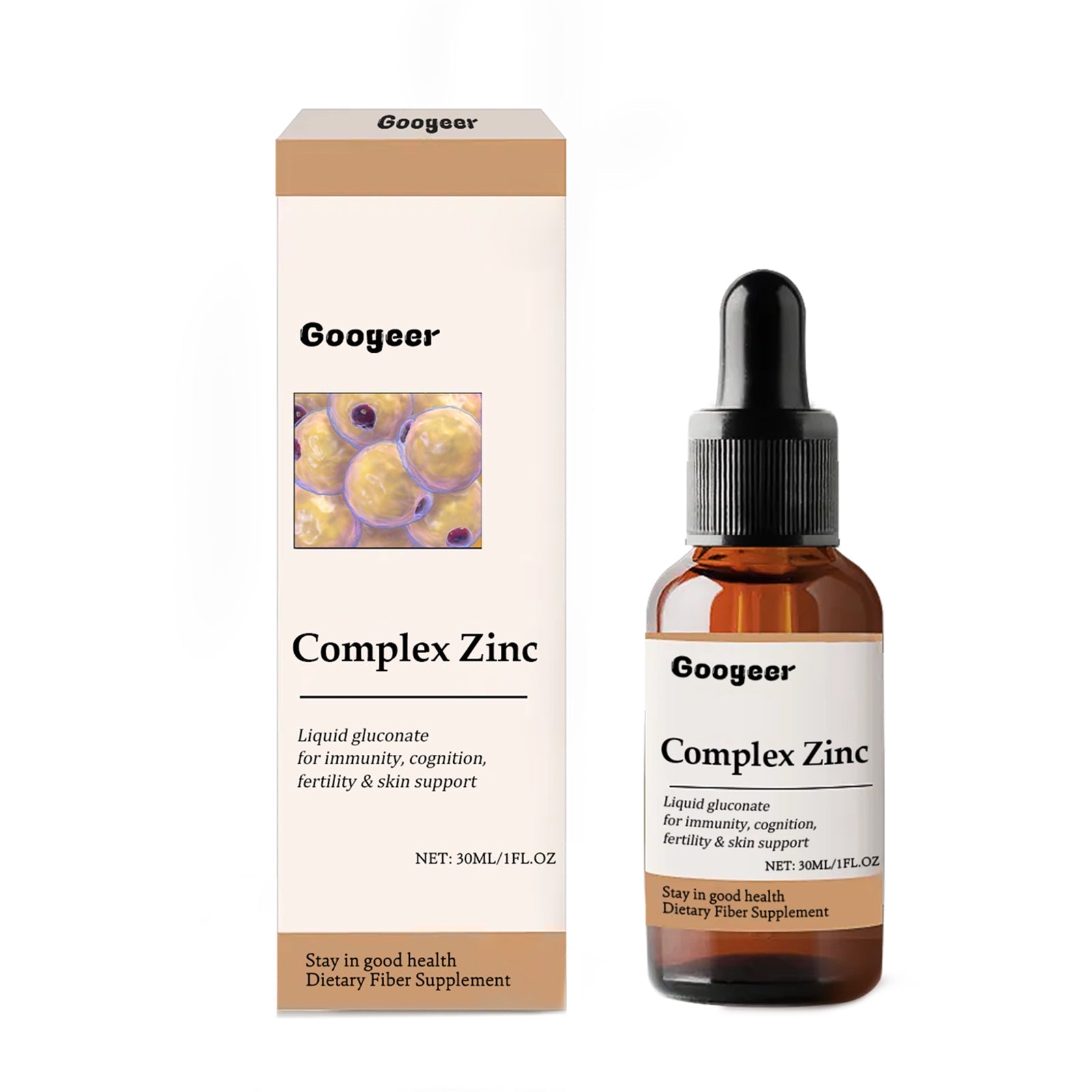 Dietary Fiber Body Care Supplement, Boost Energy, Improve Mood, Safe and Tasty ,30ml