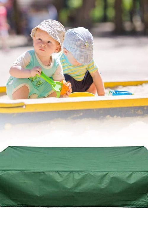 Sand Pit Sandbox Cover With Drawstring Waterproof UV Protection For Sandbox Outdoor