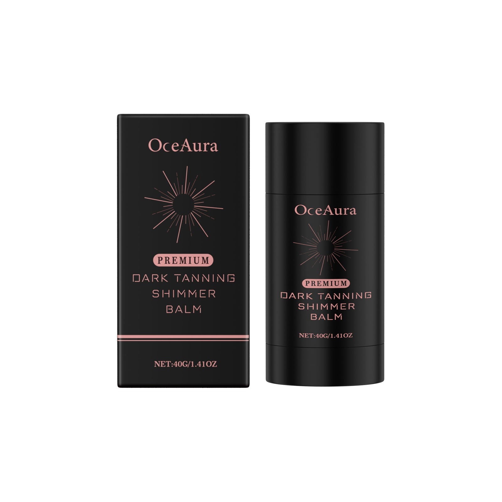 Black Glow Stick, Skin Darkening Tan Enhancer, Moisturizing Body Stick ,40g