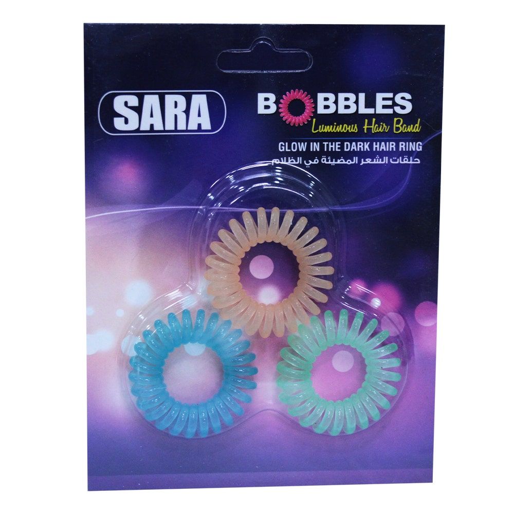 Sara Bobbles 1x3 Luminous Hair Band, 1x3pcs