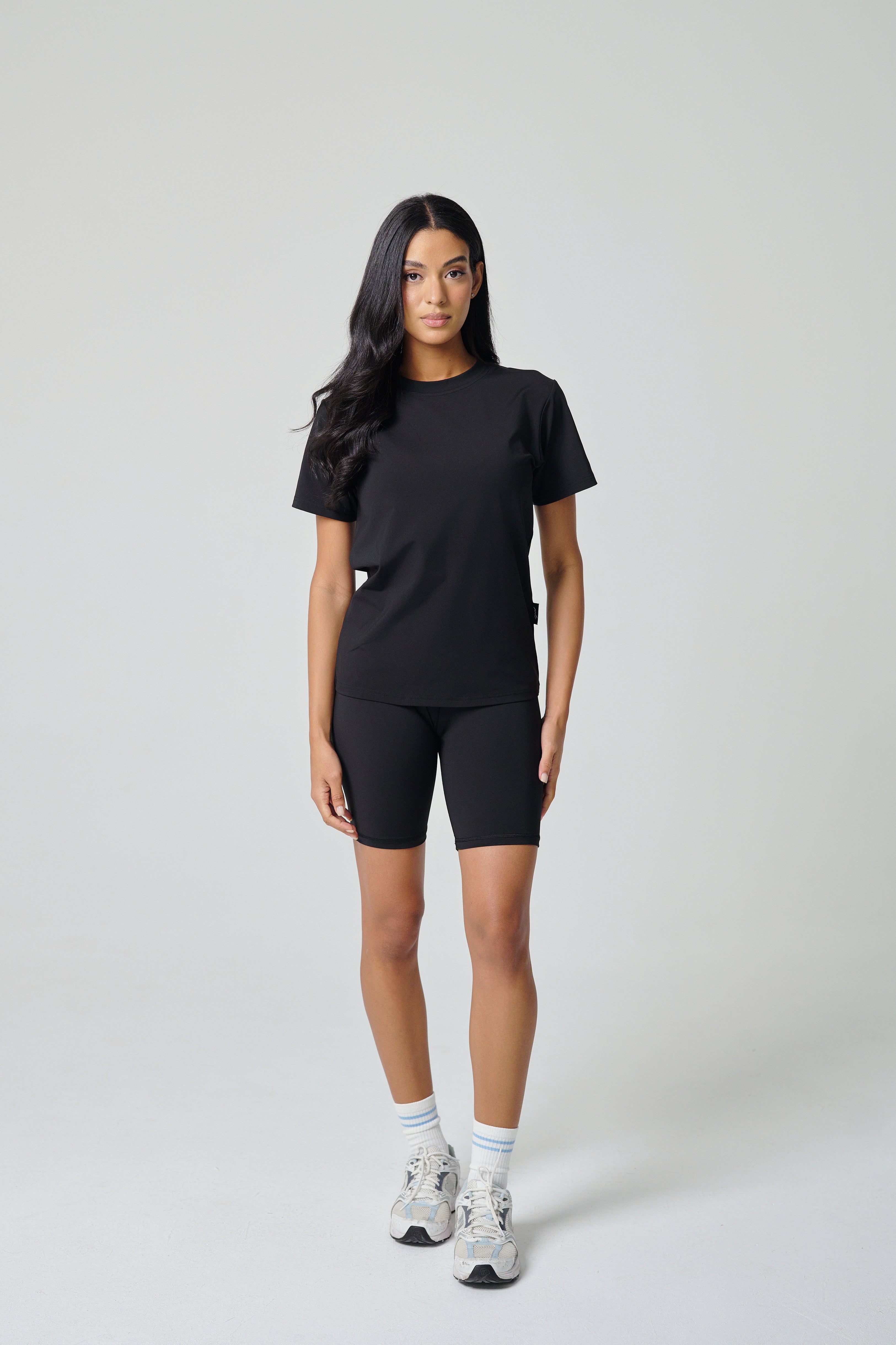Women Biker Shorts - Black