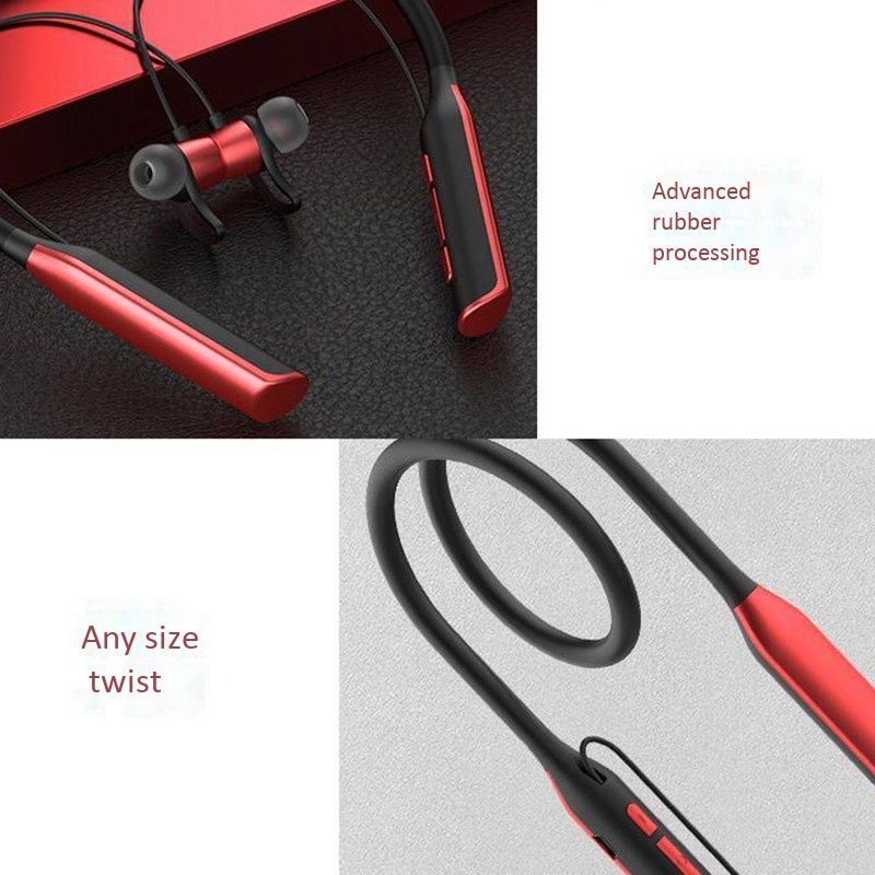 Magnetic Neckband Earphones Bluetooth Headphone Waterproof Wireless Sport Headset