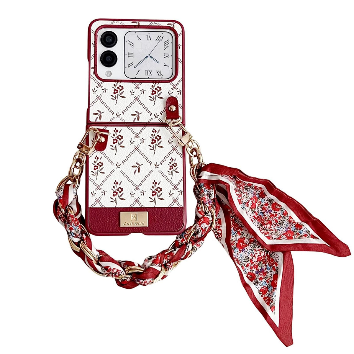 Luck Flower Pattern Strap Case For Huawei Nova Flip