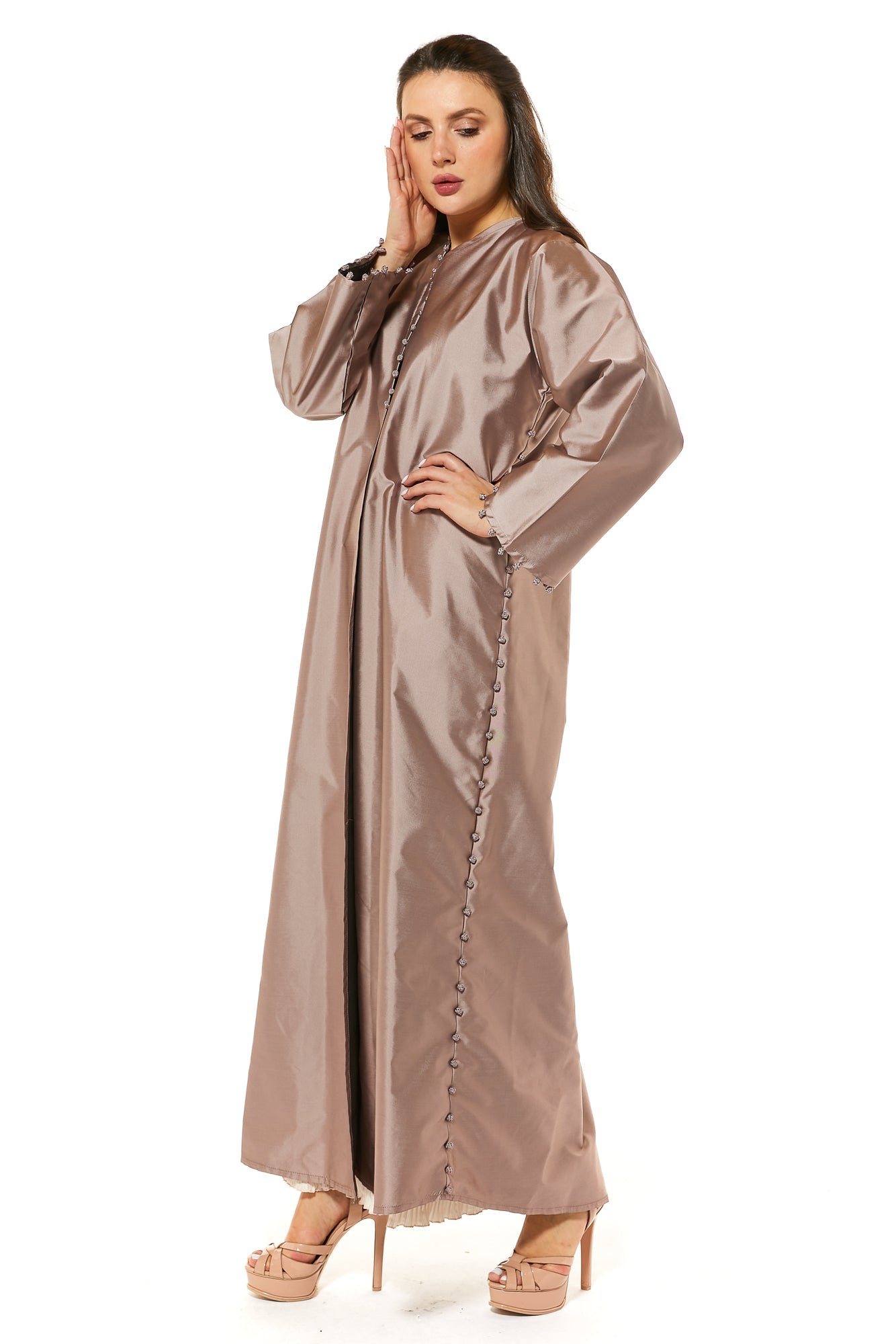 MOiSTREET Silk Abaya
