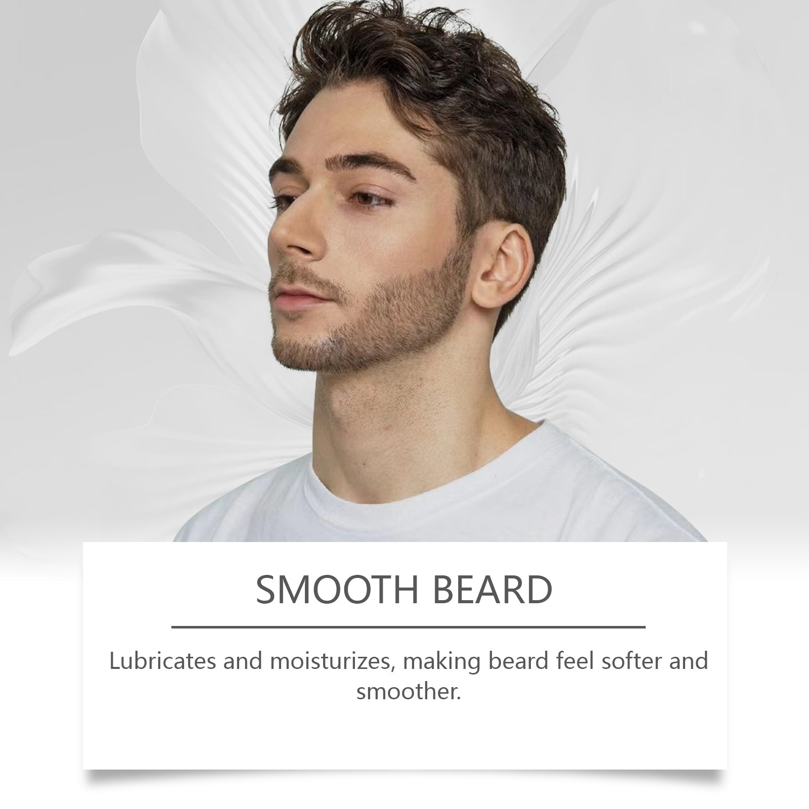 Fragrance-Free Beard Care Essential Oil, Nourishing Moisturizer for Soft, Healthy Beards ,30ml