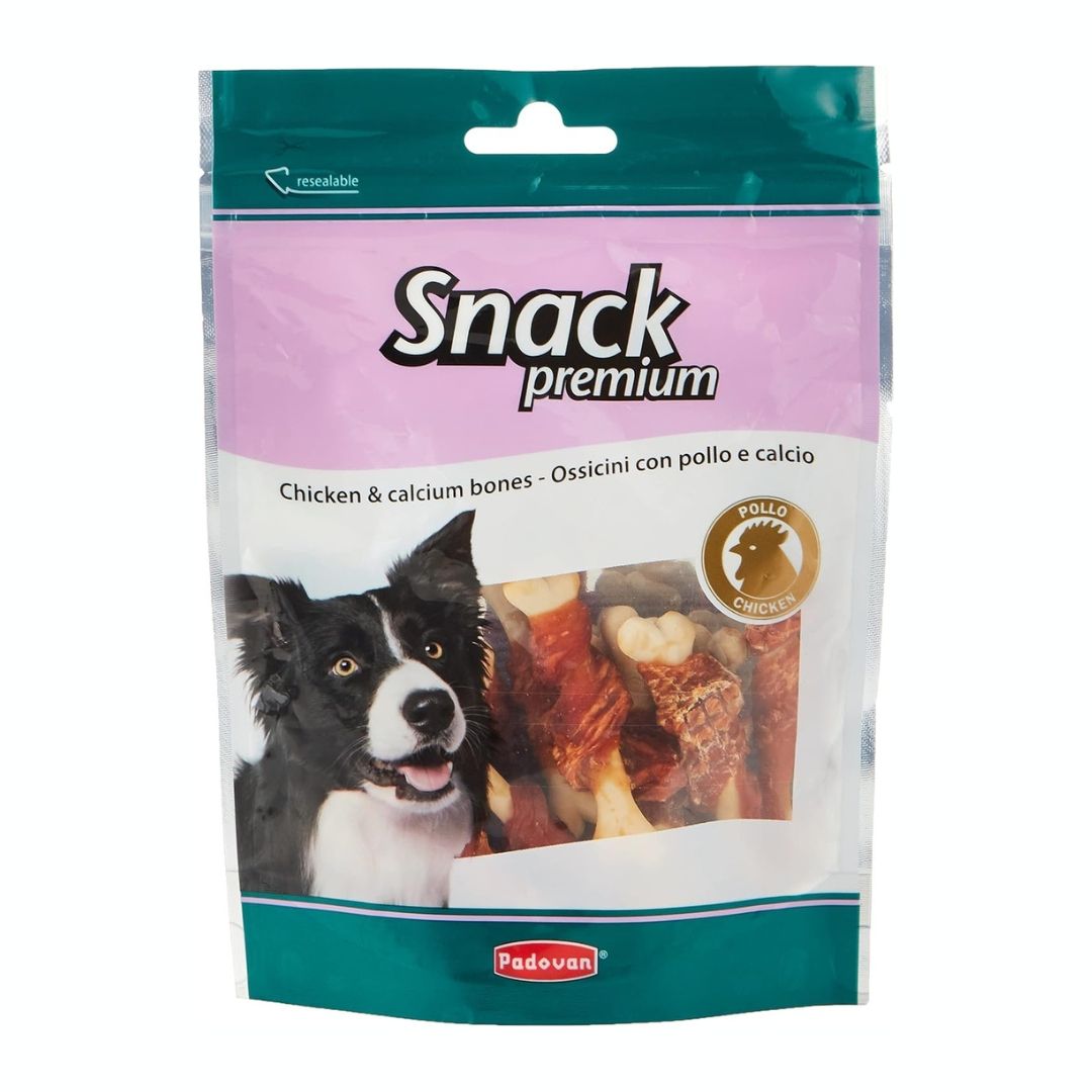 Padovan Chicken & Calcium Bone Dog Snack, 100gm