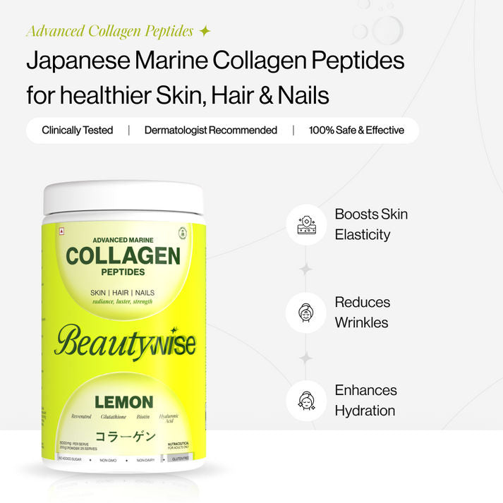 Beautywise Advanced Collagen Peptides (Lemon)