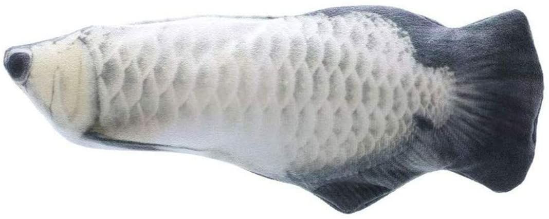 Cat Electric Fish Toy Moving Fish Catnip Plush Toy USB Charging 3D Simulation Active Dolls