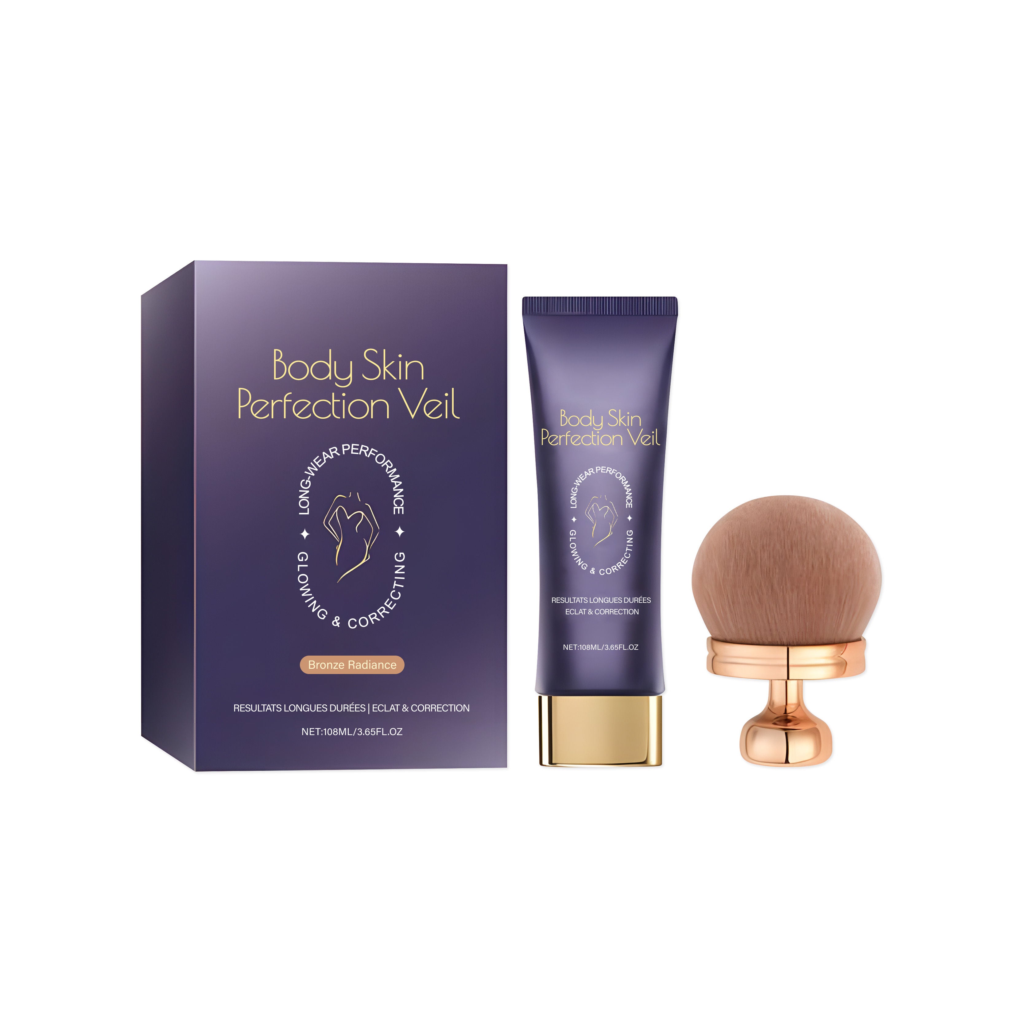 Bronze Radiance Body Concealer, Cover Up Defects, Hydrating, Long-Lasting, Flawless Skin ,1set