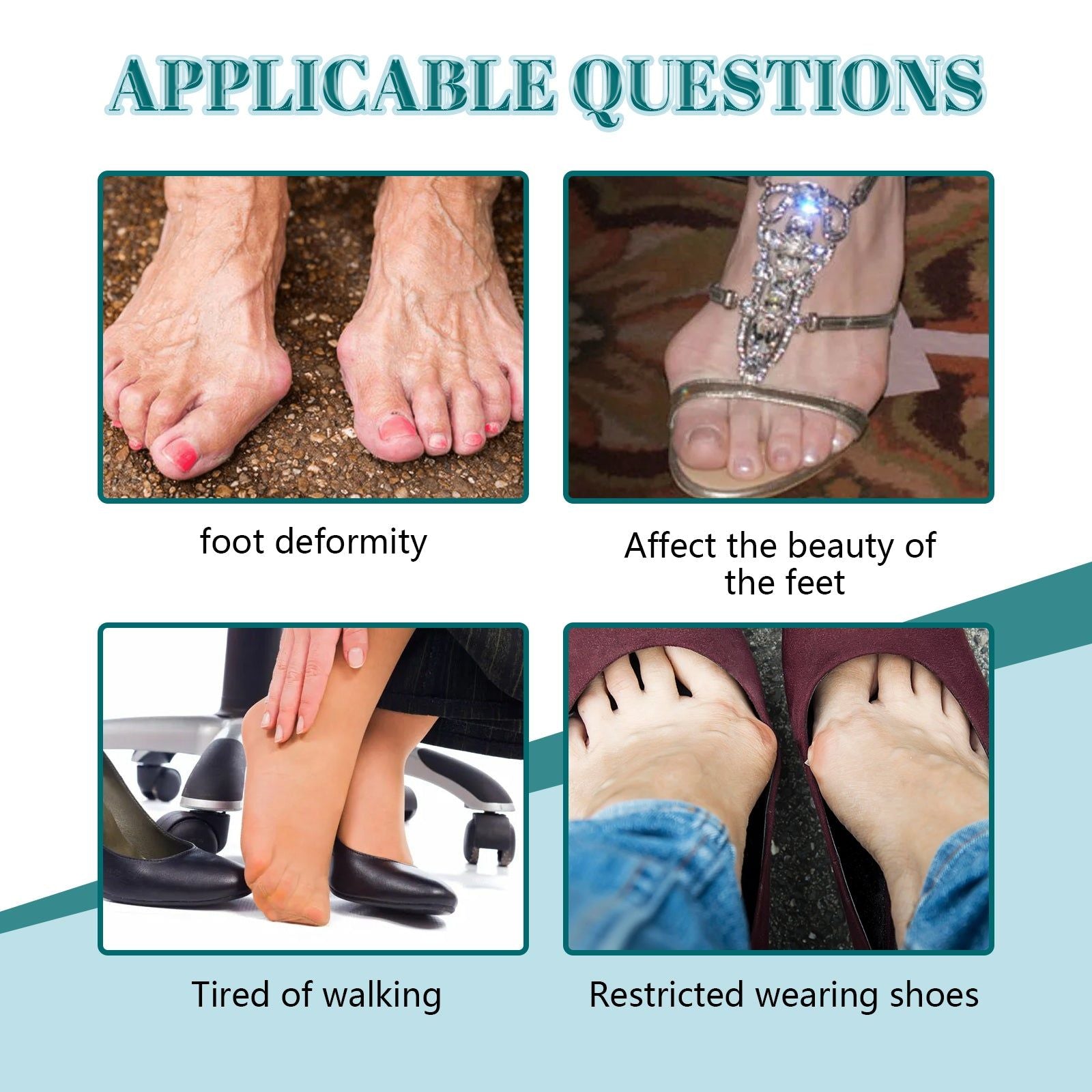 Bunion Patch Relieve Pain and Swelling, Herbal Toe Corrector, Fast Relief ,6pcs