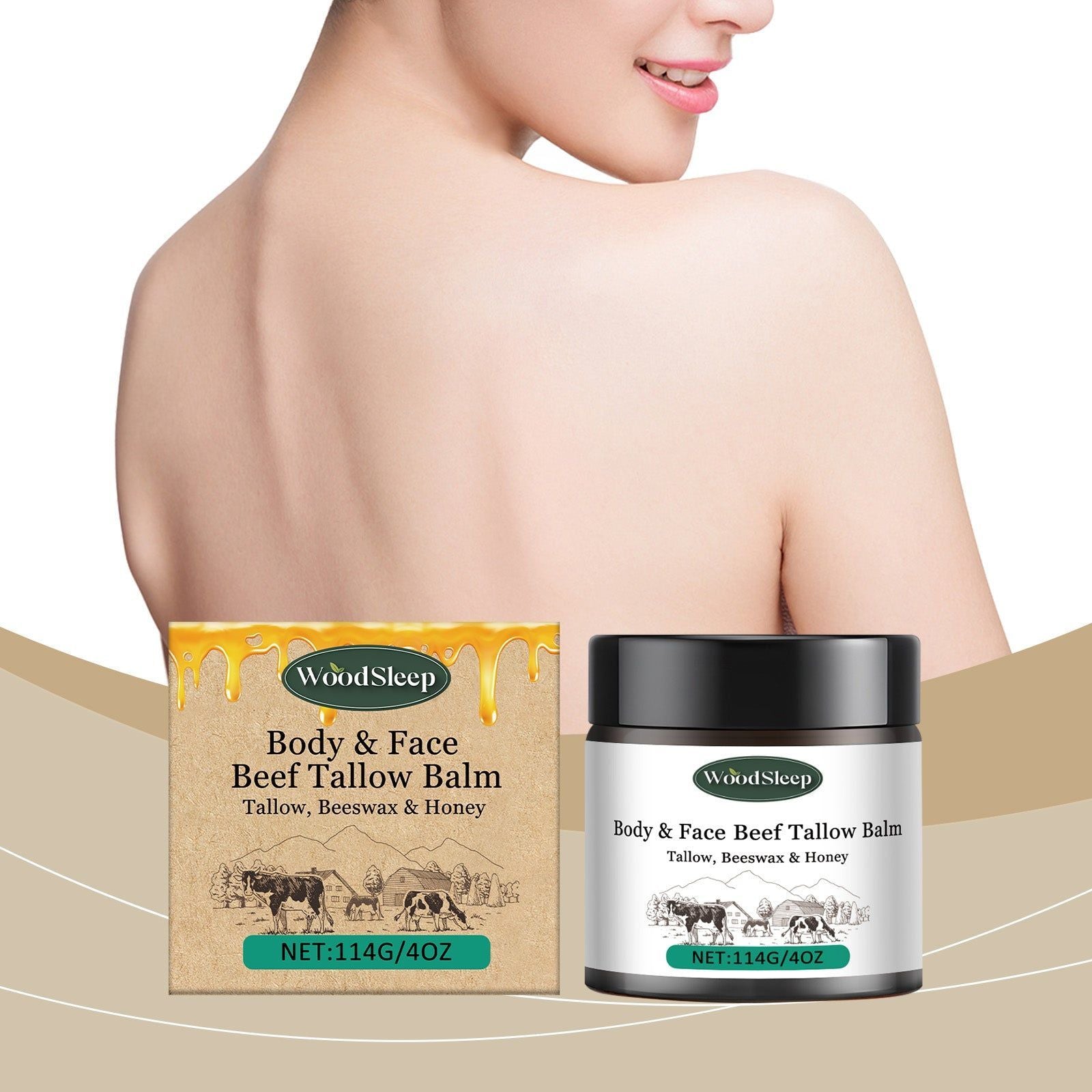 Butter Fed Moisturizer, Hydrating, Anti-Aging, Gentle for Sensitive Skin ,114g